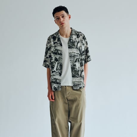 GOLD / ゴールド RAYON ALOHA SHRIT  “PANIOLO“/ GL39199 / ”パニオロ”アロハシャツ