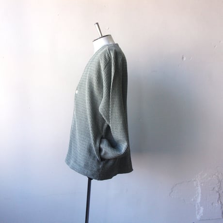 CURLY&co. 3D WAFFLE CARDIGAN / 251-230313 / カーリー 3d ワッフルカーディガン【2025SS】