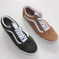 VANS Pig Suede  Old Skool / バンズ オールドスクール / Tabaco Brown / Green Leaf