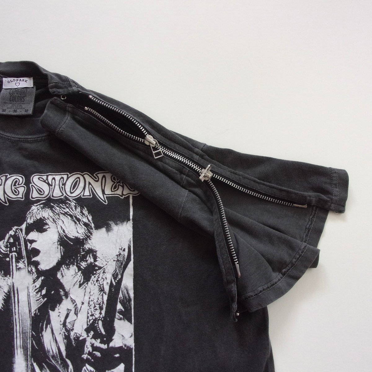 OLD PARK Zip Shoulder Tee #Vintage / OPT-17 / O