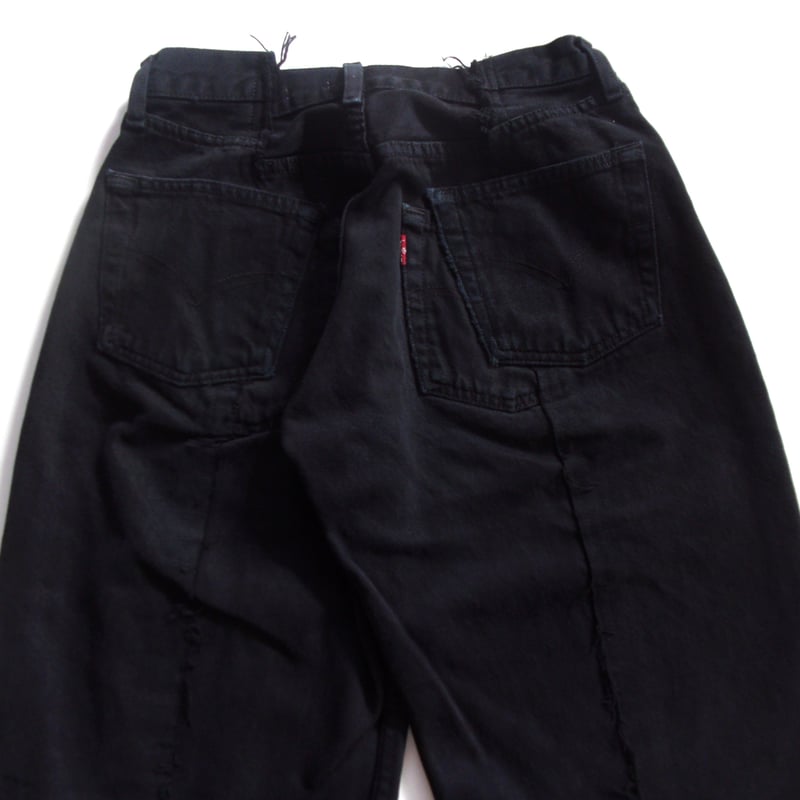 OLDPARK BAGGY JEANS -LADIES- BLACK - sizeXS / O