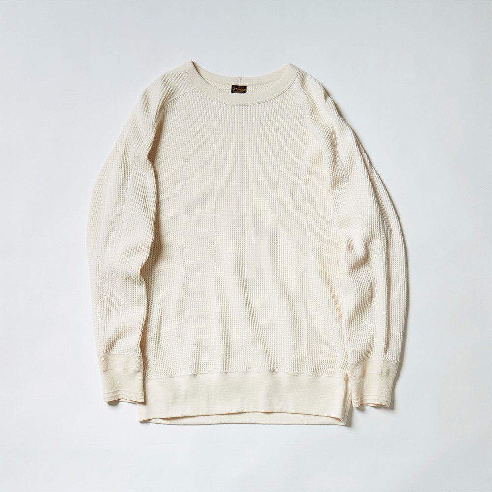 お値引き中✴︎A VONTADE ビッグワッフルクルーネックカットソー A VONTADE アボンタージ ビッグワッフルクルー - SE7EN