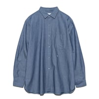 nanamica Regular Collar Chambray Shirt / SUGS359 /ナナミカ レギュラーカラー シャンブレー シャツ 【2024SS】