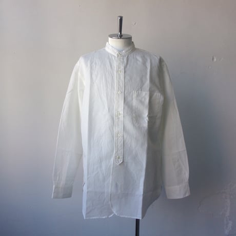 AVontade Banded Collar Shirts -CottonLinen Chambray- VTD-0361-SH - バンドカラー コットンリネン