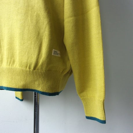 Organicsta / オーガニックスタ ORGANIC COTTON LINKING CREWNECK SWEATER /オーガニックコットン　リンキングセーター