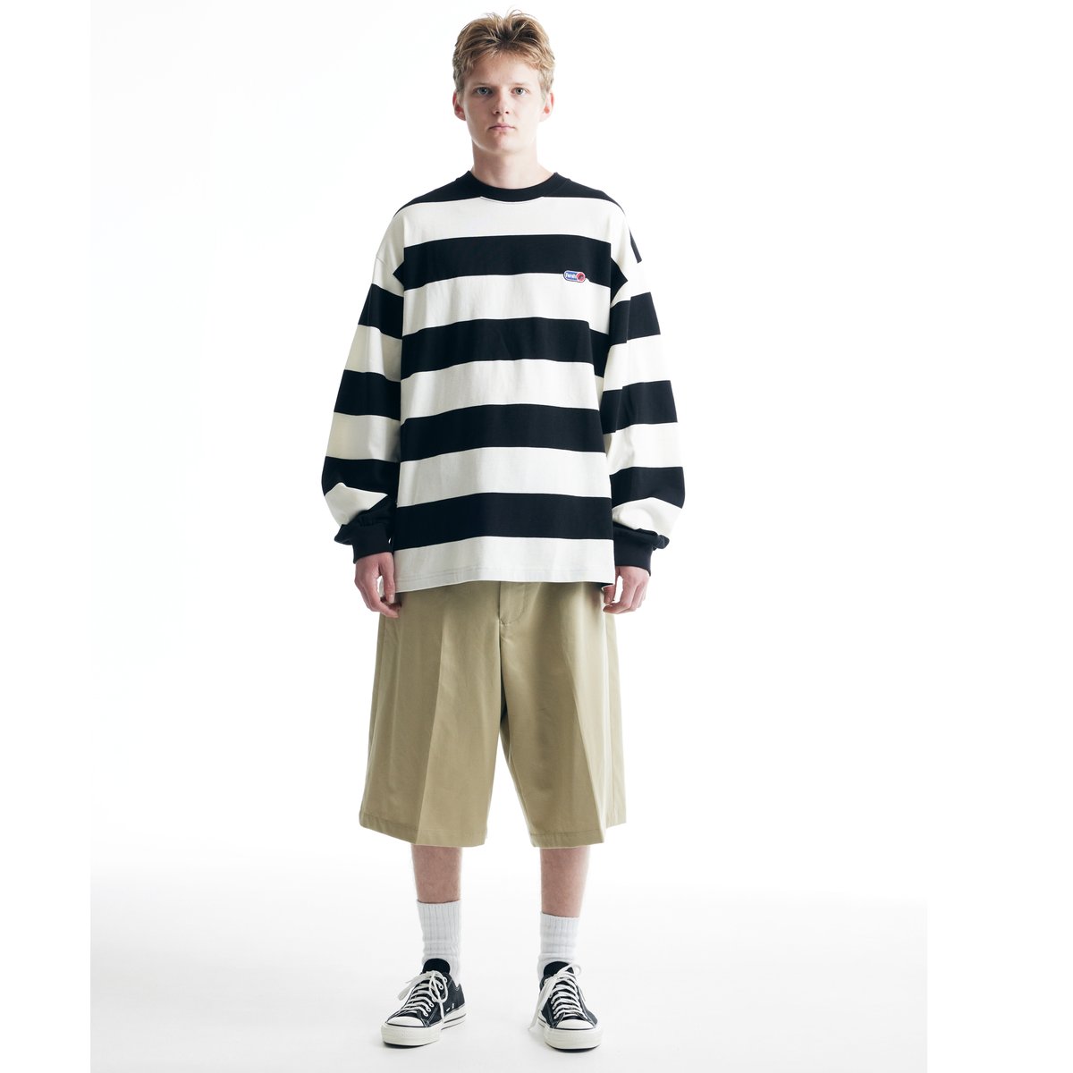 FARAH Wide Striped L/S Tee / FR0501-M3001 / ファー