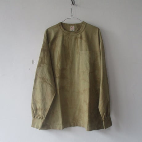 GOLD/ゴールド 14/-HEAVY COTTON L/S WIDE T-SHIRT TIE DYE DYED/GL68409/ロングスリーブTee　タイダイ