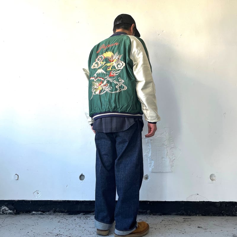 【激レア】GOLD wool souvenir jacket gold 