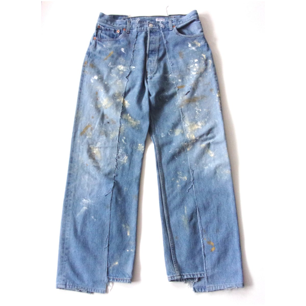OLDPARK baggy jeans オールドパーク バギー デニム 再構築 OLDPARK baggy jeans オールドパーク バギー デニム 再構築