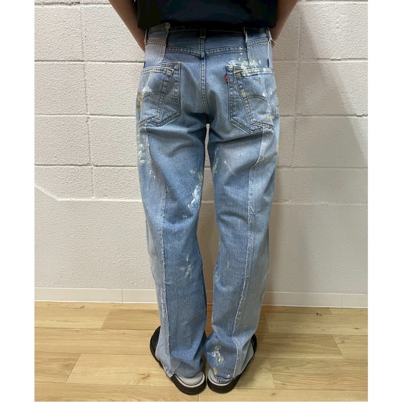 OLDPARK baggy jeans オールドパーク バギー デニム 再構築 OLDPARK baggy jeans オールドパーク バギー デニム 再構築