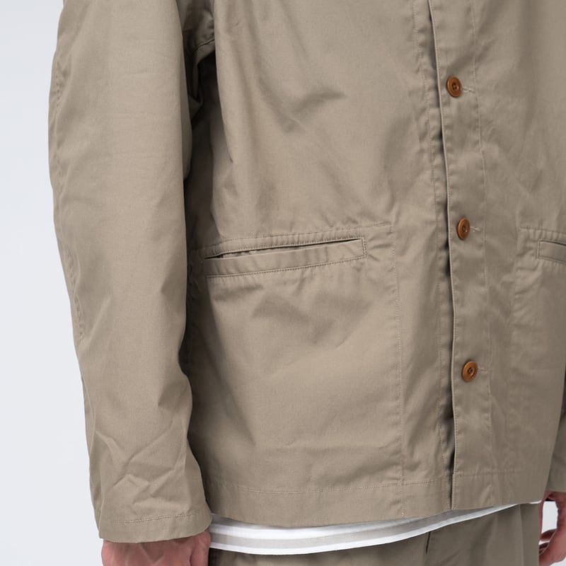 nanamica / ナナミカ Band Collar Shirt Jacket / S25S
