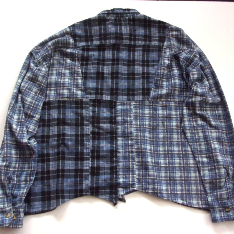 OLD PARK HALF-BUTTON SHIRT FLANNNEL - sizeFREE