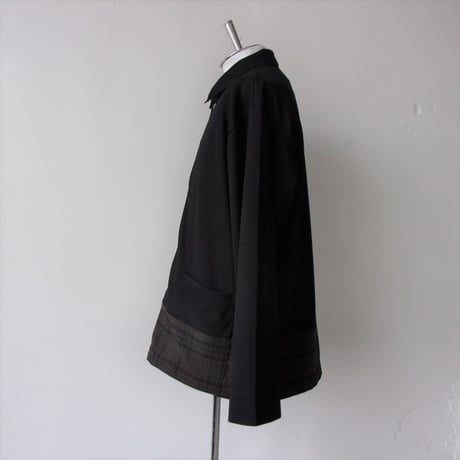 【SALE】CURLY&co CURLY（カーリー）SWITCHING RC CARDE/ 213-34092  / スウィッチング カーディガン （ジャージのカーデ）