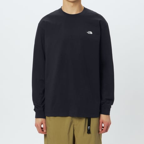 THE NORTH FACE ロングスリーブ フラッシュドライ ヌプシコットンティー（メンズ）｜NT32535 / ザノースフェイス　ヌプシ　刺繍ロゴ 長袖Tシャツ