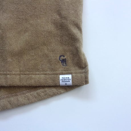 ORIGINAL Charcoal（オリジナル チャコール）× THING FABRICS（シング ファブリックス）Pile Poc T / 24-66-1-048 / パイル ポケットTシャツ