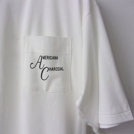 ORIGINAL Charcoal（オリジナル チャコール）× Americana（アメリカーナ）Print S/S / チャコールｘアメリカーナ　ロゴTシャツ