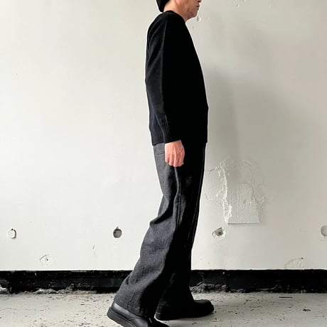 Charpentier de Vaisseau Crew Neck Knit |  シャルパンティエドゥヴェッソ シェットランドウール クルーネック セーター