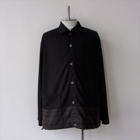 【SALE】CURLY&co CURLY（カーリー）SWITCHING RC CARDE/ 213-34092  / スウィッチング カーディガン （ジャージのカーデ）