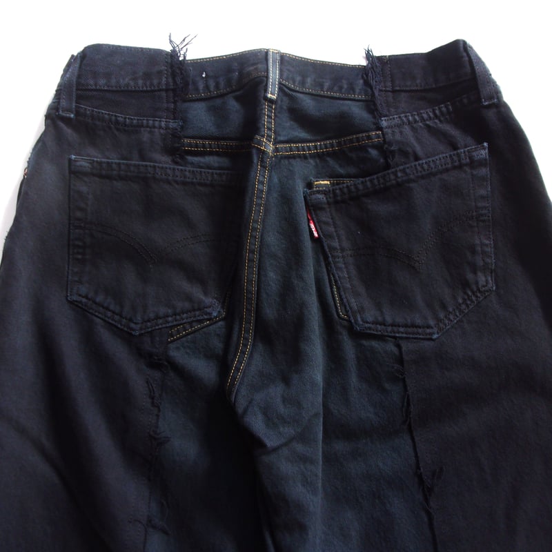 OLD PARK ブラックデニムパンツ MINED OLD PARK ブラックデニムパンツ MINED 中古・古着通販