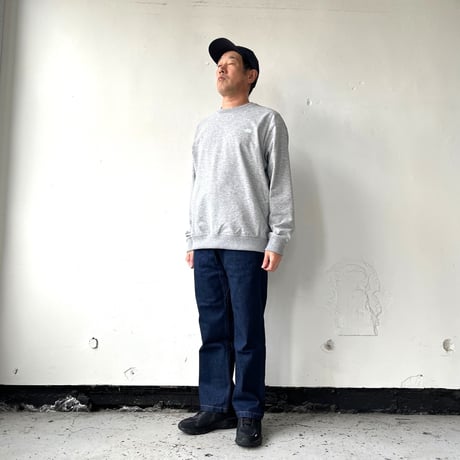 THE NORTH FACE スモールロゴヘザースウェットクルー（ユニセックス）／トレーナー / NT62532【裏パイル生地】