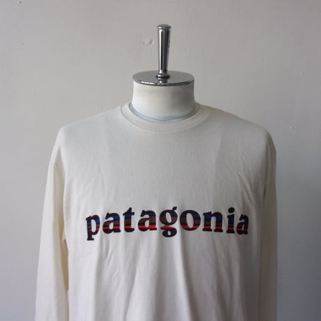 Patagonia/ M's L/S 73 Text Logo Responsibili Tee /パタゴニア　ロングスリーブTee
