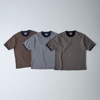 CURLY&co /カーリー SPLIT RAGLAN FINE-BORDER TEE - 242-110622 / スプリットラグラン ファインボーダーTee  【2024HIGH SUMMER】