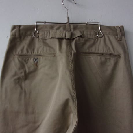 GOLD SELVEDGE WEAPON WIDE TROUSERS-GL42282 / ゴールド　ウェストポイント　ワイドトラウザー