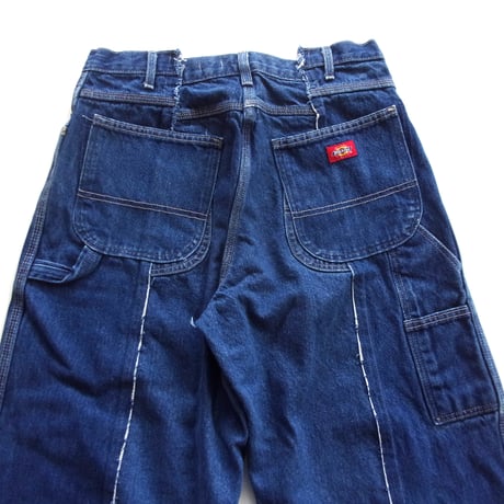OLD PARK BAGGY CARPENTER PANTS - BLUE / sizeL / OP-574 / OLDPARK オールドパーク カーペンター ペインター パンツ デニム Lサイズ