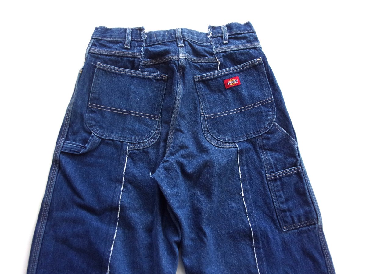 OLD PARK BAGGY CARPENTER PANTS - BLUE / sizeL /