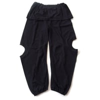 OLD PARK TEE PANTS - BLACK  / OPT-12 / オールド パーク Tee パンツ - ブラック