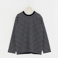 Charpentier de Vaisseau / シャルパンティエ・ドゥ・ヴェッソ | 50/2 L/S T-Shirt | コットンボーダーロングTシャツ｜Jonah  ヨナ |