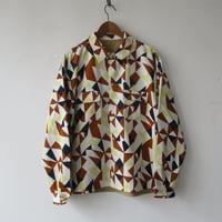 its inconspicuous presence Niche (ニッチ) Reversible Patterned Shirts Jacket / F20-igas-09