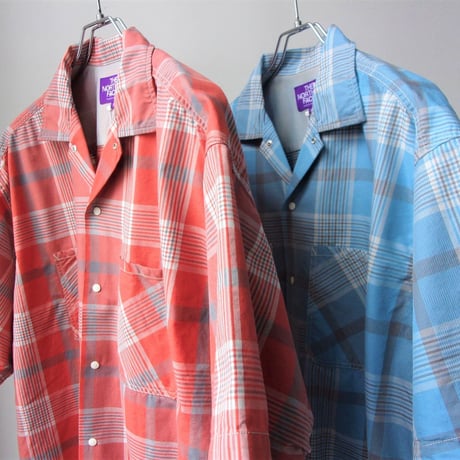 THE NORTH FACE PURPLE LABEL ネルシャツ THE NORTH FACE PURPLE LABEL Cotton Polyester Stripe OX B.D.