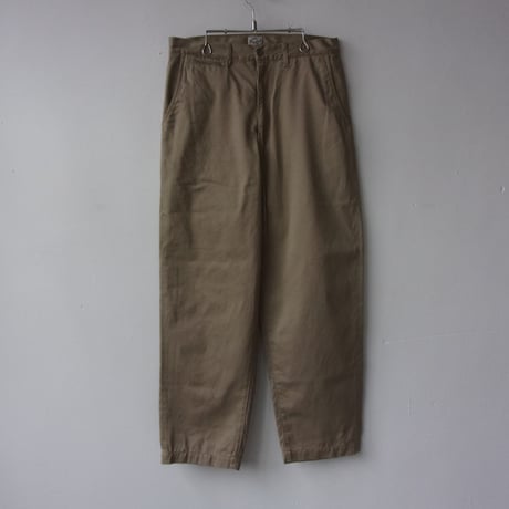 GOLD SELVEDGE WEAPON WIDE TROUSERS-GL42282 / ゴールド　ウェストポイント　ワイドトラウザー
