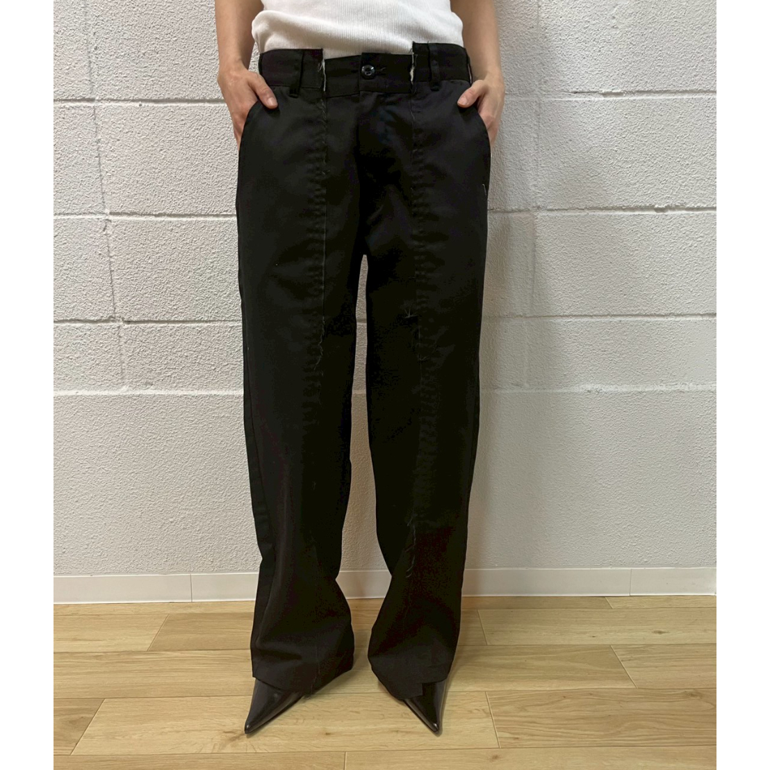 OLD PARK BAGGY WORK PANTS - CHARCOAL -M / OPRK