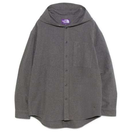 THE NORTH FACE Purple Label Flannel Mountain Hooded Shirt / N25FG048 / パープル ネルフーデッドシャツ【2025FW】