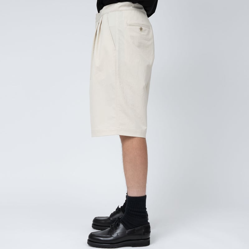 nanamica ALPHADRY Double Pleats Shorts /S25SD05