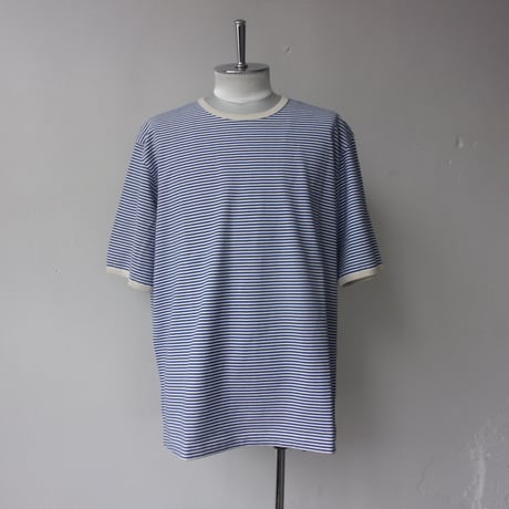Charpentier de Vaisseau / シャルパンティエドゥヴェッソ |  コットン リンガー ストライプ Tシャツ｜Jean