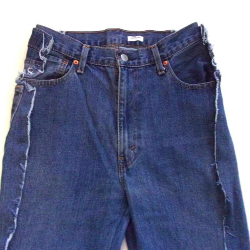 OLDPARK OVERLAY JEANS- BLUE - sizeM / OP-517 /