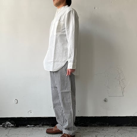 AVontade Banded Collar Shirts -CottonLinen Chambray- VTD-0361-SH - バンドカラー コットンリネン