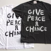 TODAY edition "GIVE PEACE A CHANCE" SS Tee - 25-1ST-03 / トゥデイエディション ギブ ピース ア チャンス［25-1ST］