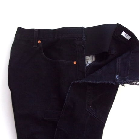 OLD PARK ADAPT JEANS- BLACK - sizeL / OP-512 / OLDPARK オールドパーク アダプト ジーンズ　デニム ブラック Lサイズ