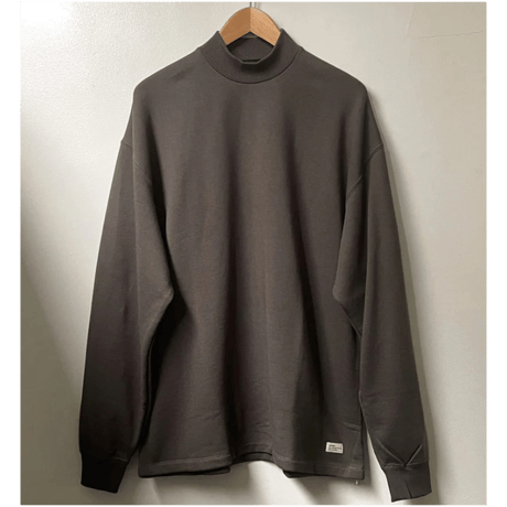 Organicsta / オーガニックスタ ORGANIC COTTON CHILL MOCKNECK SWEAT  /オーガニックコットン　モックネックスウェット
