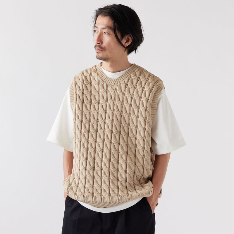 FAT CABLEST / F32210-KN01 /(エフエーティー) ベスト | CLI