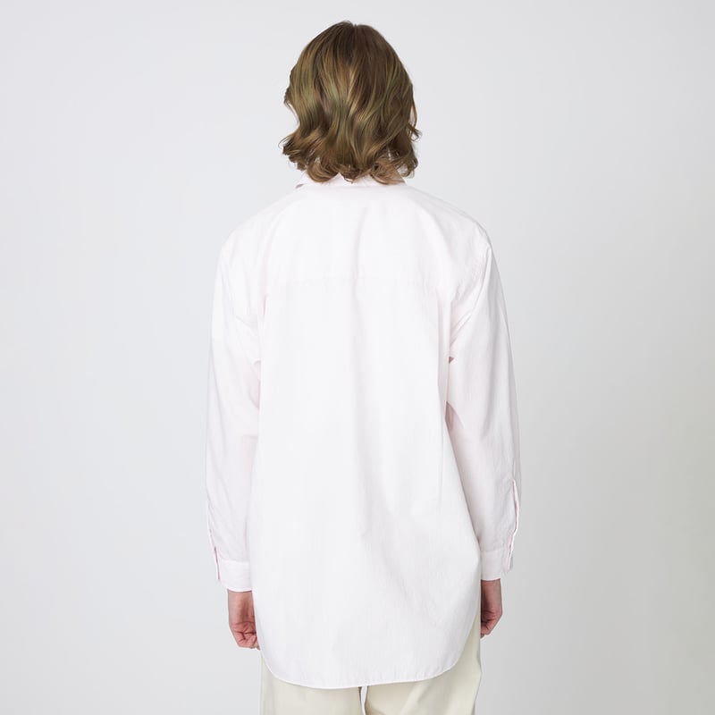 nanamica / ナナミカ Regular Collar Stripe Wind Shir nanamica / ナナミカ Regular Collar Stripe Wind Shir