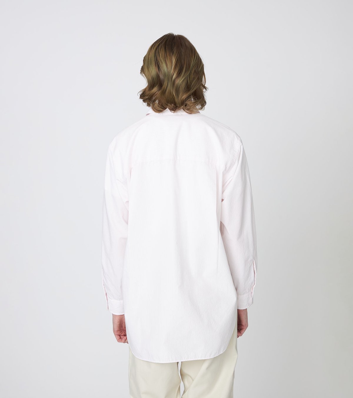 nanamica Regular Collar Stripe Wind Shirt / SUG