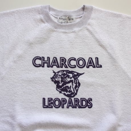Americana（アメリカーナ)×ORIGINAL Charcoal（オリジナル チャコール）Leopards Crew L/S / 24-02-1-050 / トレーナー