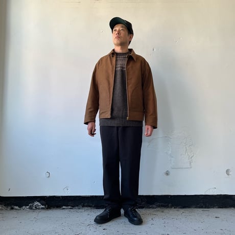 NOR'EASTERLY ノアイースタリー/ L/S CREW 2TONE / 2トーンノルディックセーター