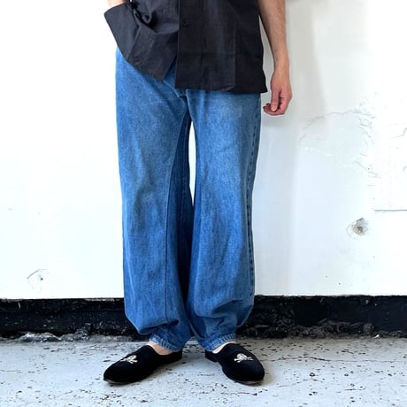 OLD PARK オールド パーク ALA JEANS - BLUE - sizeM / OP-508 / OLDPARK オールドパーク リメイク ジーンズ　デニム ブルー M
