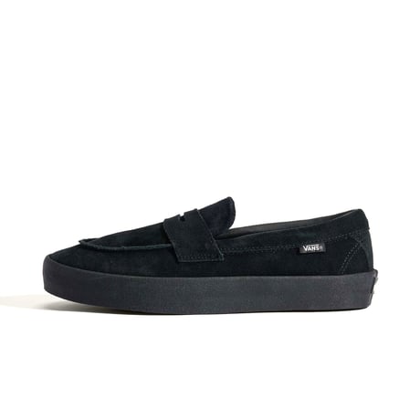 Vans Skate Loafer - Suede - Black/Black - バンズ スケート ローファー スウェード ブラック